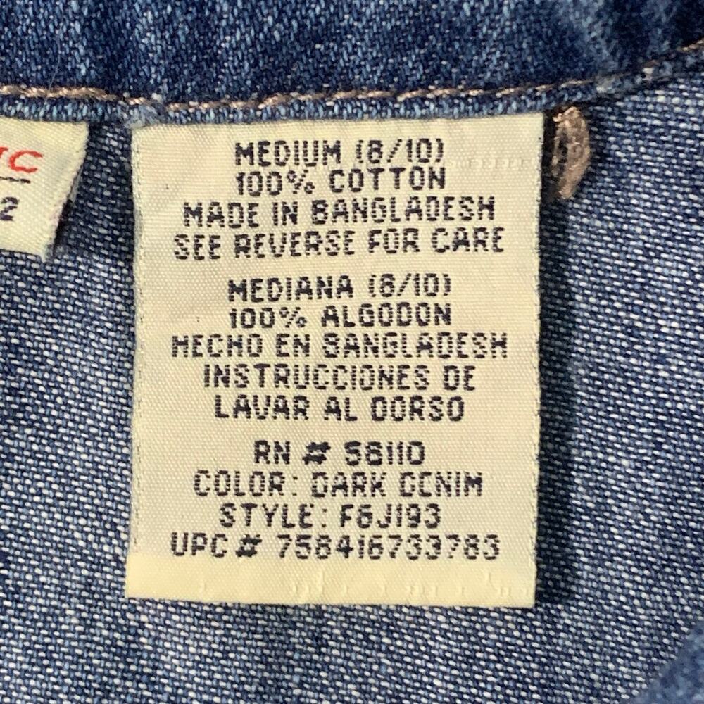Faded Glory Girls Denim Shirt Dress - Picture 8 of 9